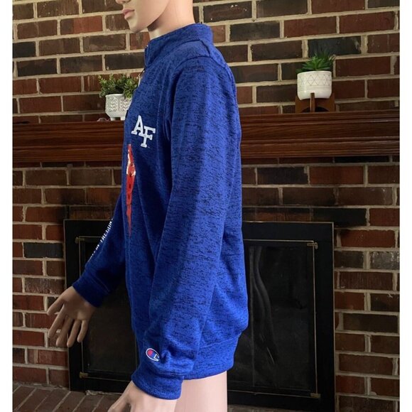 Champion Men’s Athleticwear Sweater Sweatshirt  Blue Comfort Size M New - Picture 8 of 14